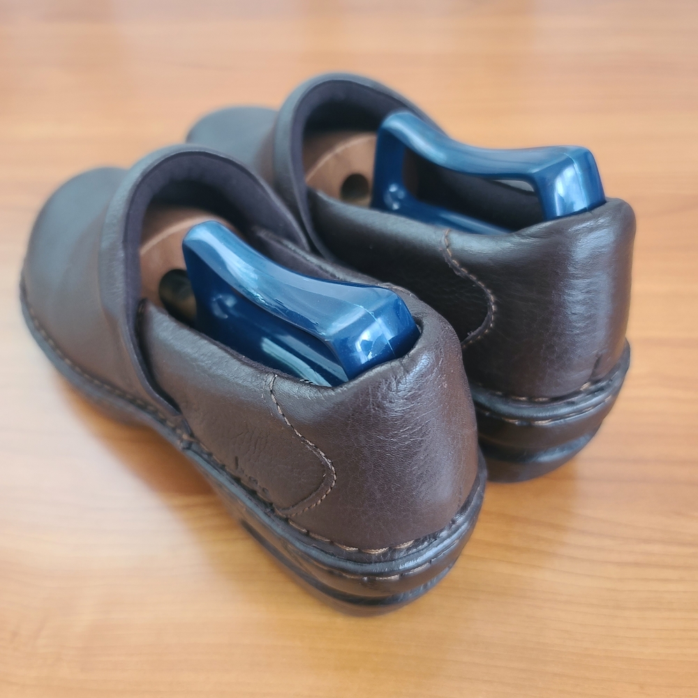 B.O.C Born Concept Shoes Womens  Slip On Clog Leather‎ Round Toe Casual Sz 9.5 - Picture 2 of 8